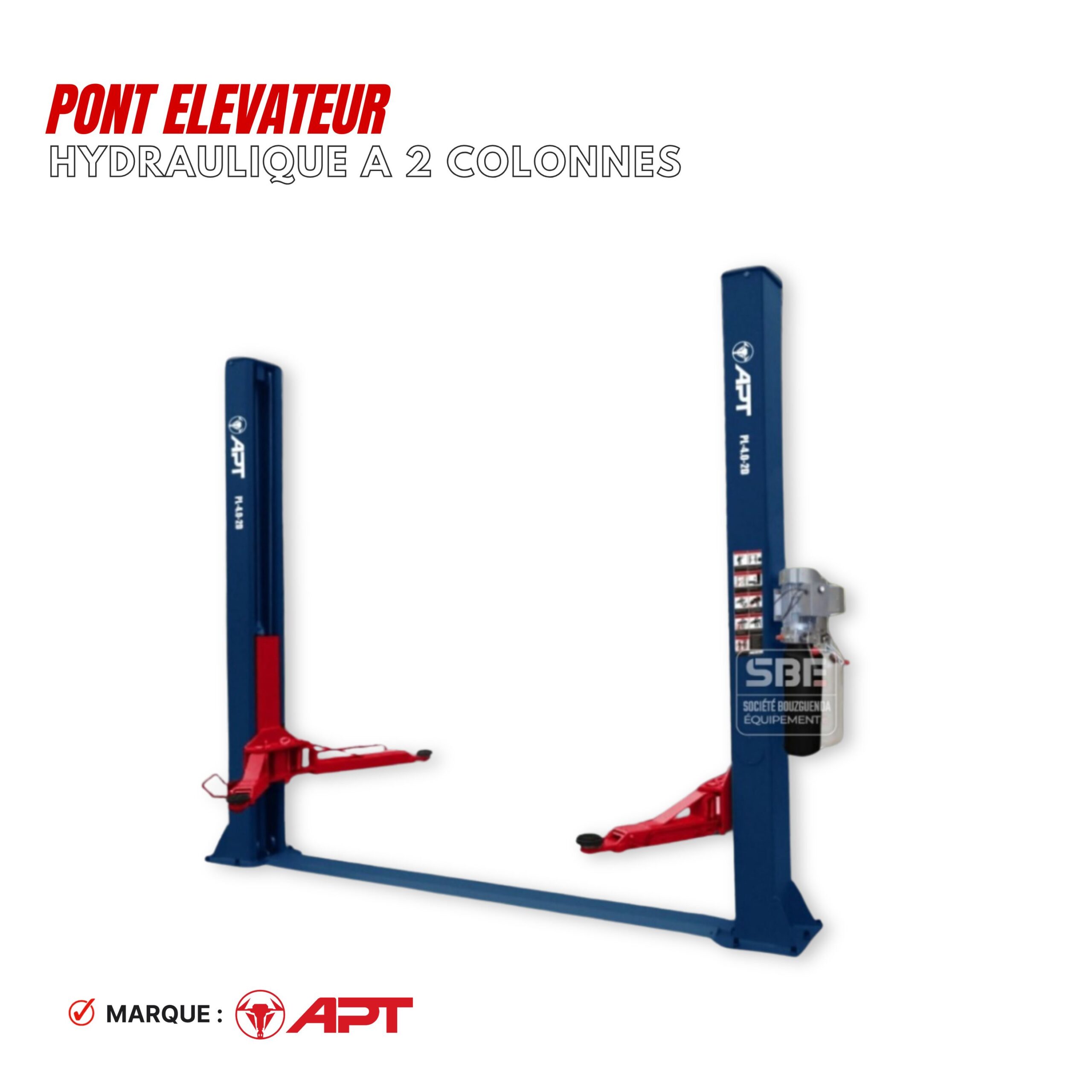 PONT ELEVATEUR -4T-380V-2 COLONNE-APT