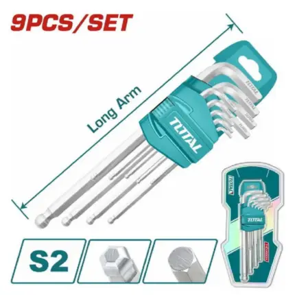 JEU DE CLES ALLEN TOTAL THT106291 – 1,5–10 MM