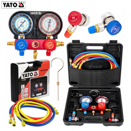 KIT DIAGNOSTIC DE CLIMATISATION AUTO R-134A YATO YT-72990