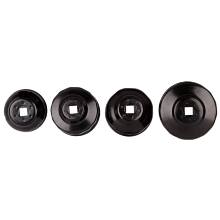 KIT DE 4 CLÉS POUR FILTRE À HUILE DE TYPE CLOCHE (3/8" DR.) 9AE2004