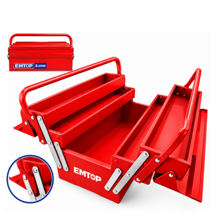 CAISSE A OUTILS METAL 495X200X290 EMTOP ETBXS0201